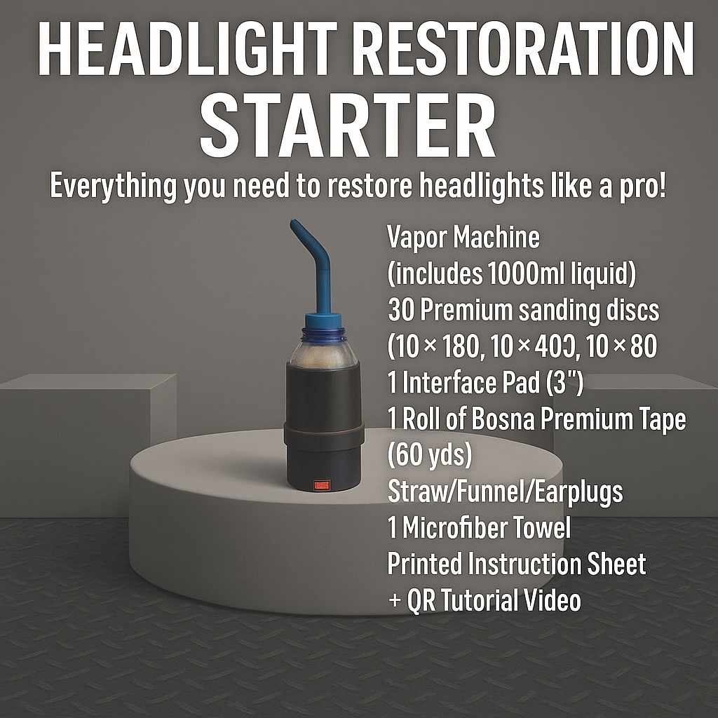 Starter Vapor Kit – Complete Headlight Restoration System
