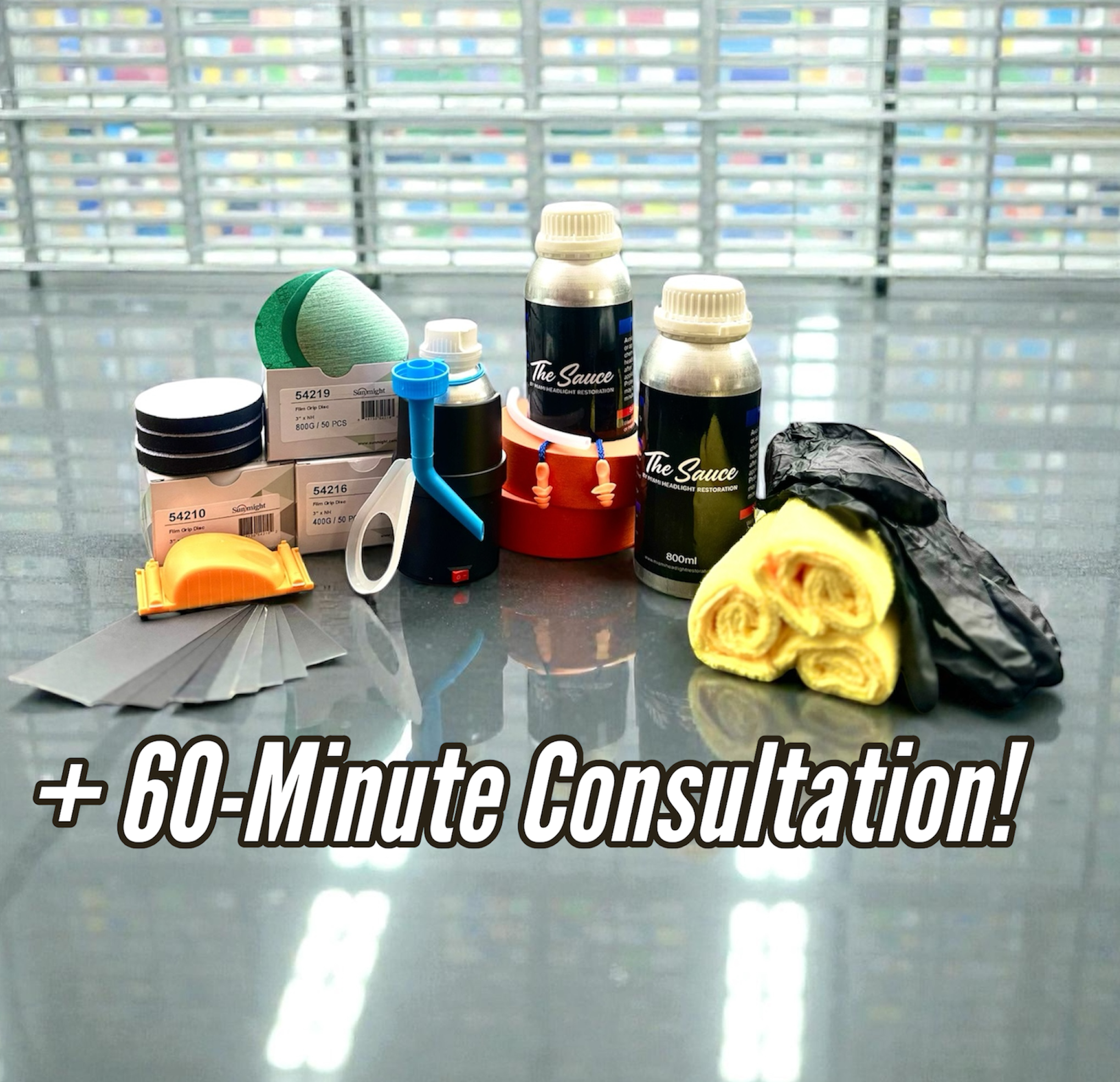 Pro Vapor Kit – Professional Miami Headlight Restoration System