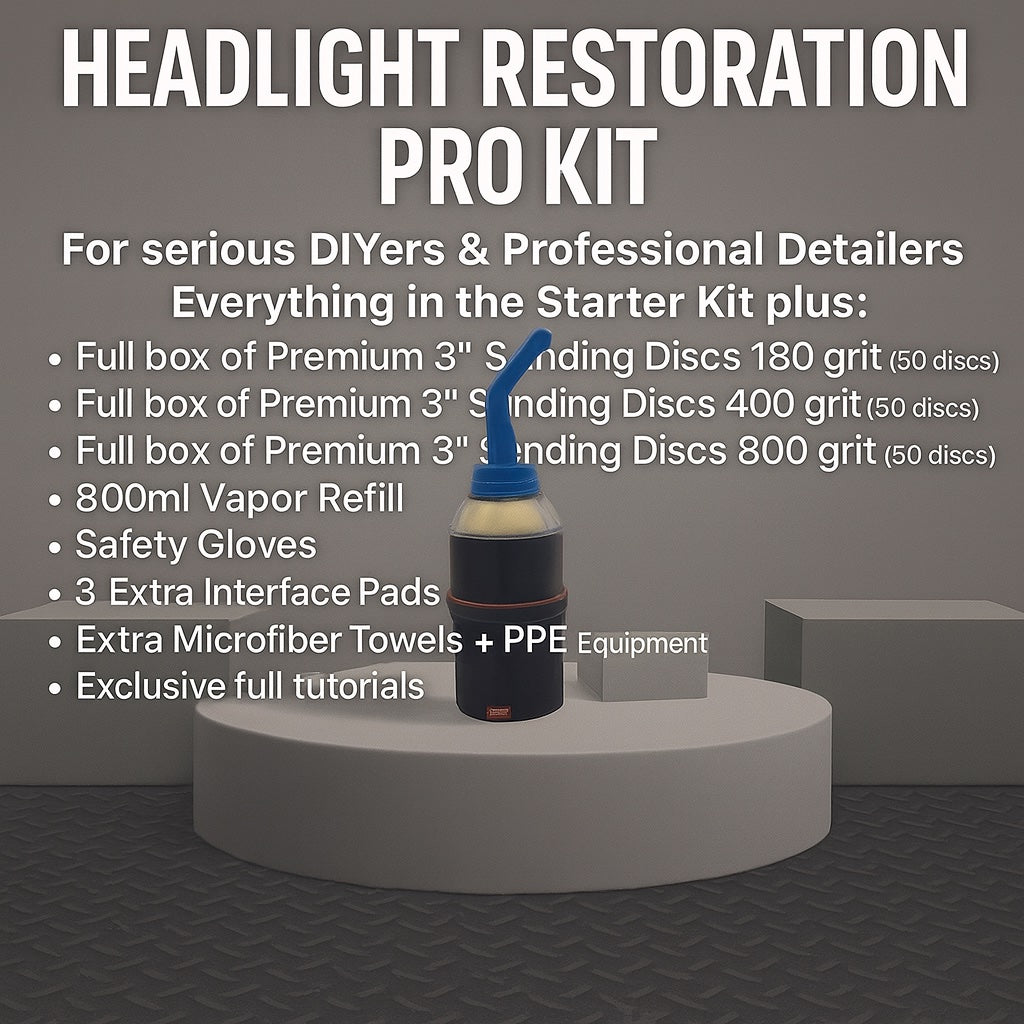 Pro Vapor Kit – Professional Miami Headlight Restoration System